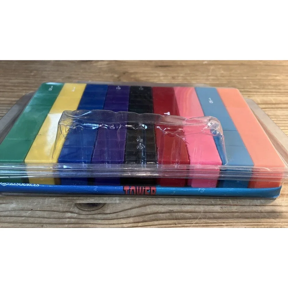 Learning Resources Fraction Tower Math Equivalency Cubes Manipulative Teacher